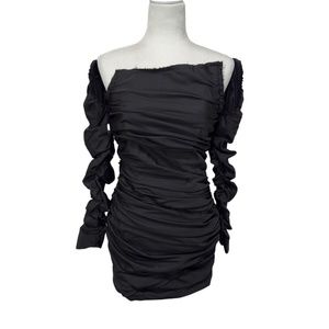 NWT MISTRESS ROCKS LOS ANGELES Women Black Cocktail Dress S